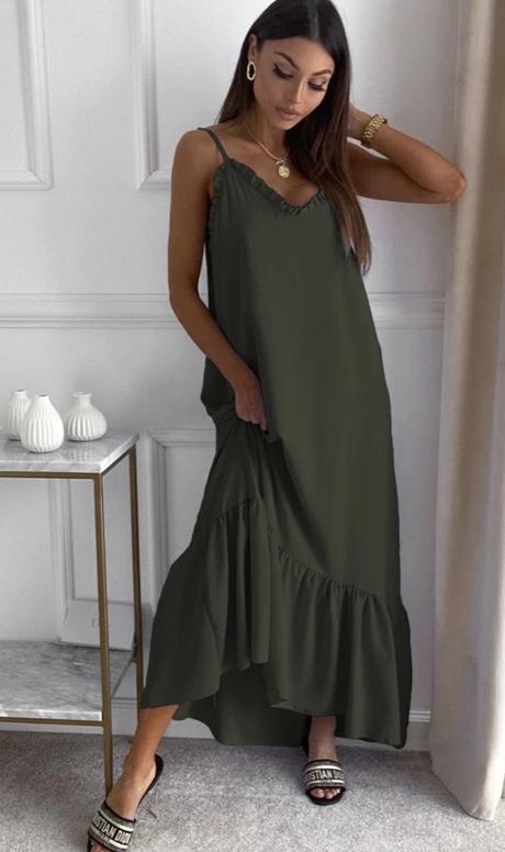 Ihneď k oberu uni saty pudrovo ruzove, l / m / s / xl