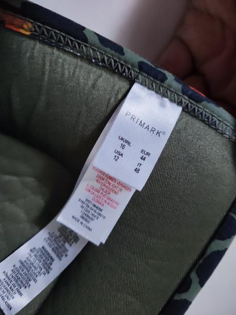 Tmavozelené plavky, primark,xxl