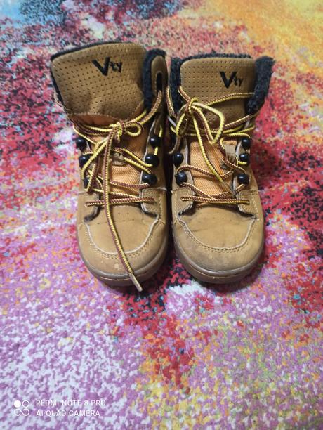 Topánky vyšie botasky zateplené, victory,32