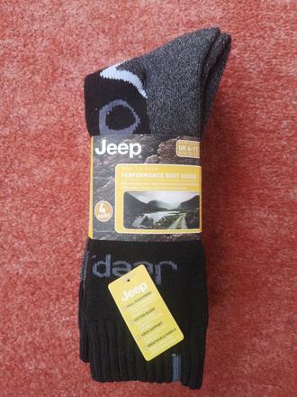 Jeep pánske ponožky 4 páry veľkosť 39-45, 39 / 40 / 42 / 44 / 46