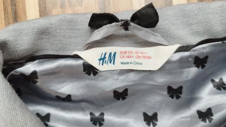 Sivé dievčenské sako, blejzer 170, h&m,170