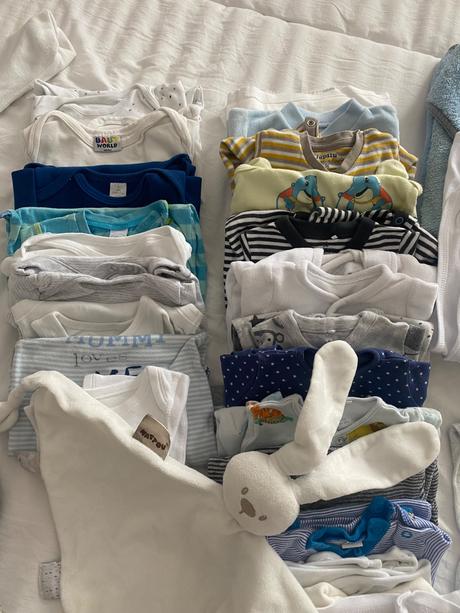 Balík oblečenia pre novoredenca chlapca, 50–62