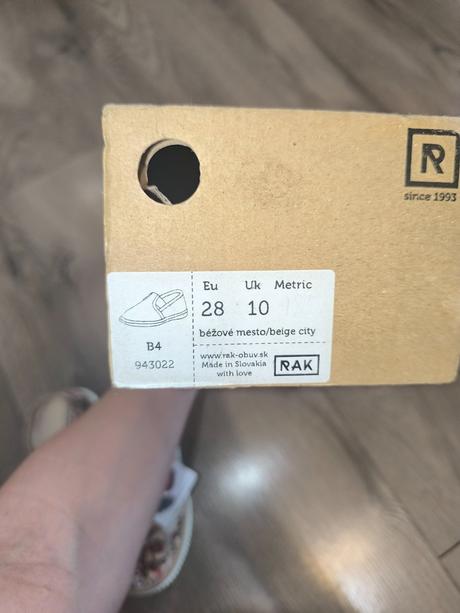 Papuče rak 28 nové, rak,28