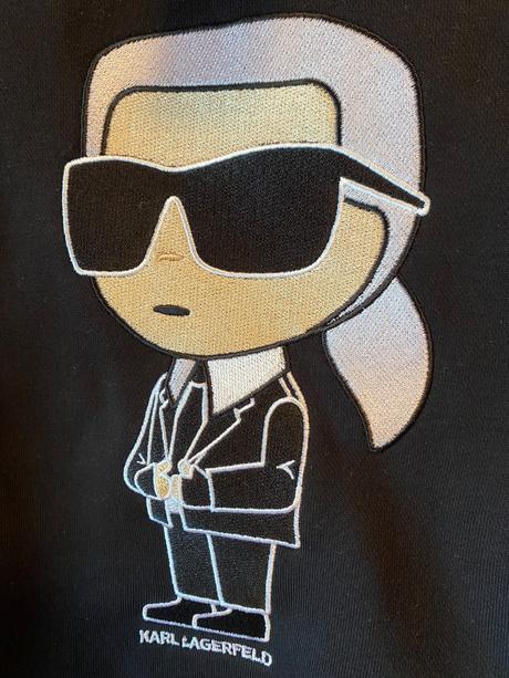 Mikina karl lagerfeld ikonik 2.0 s visačkou, s