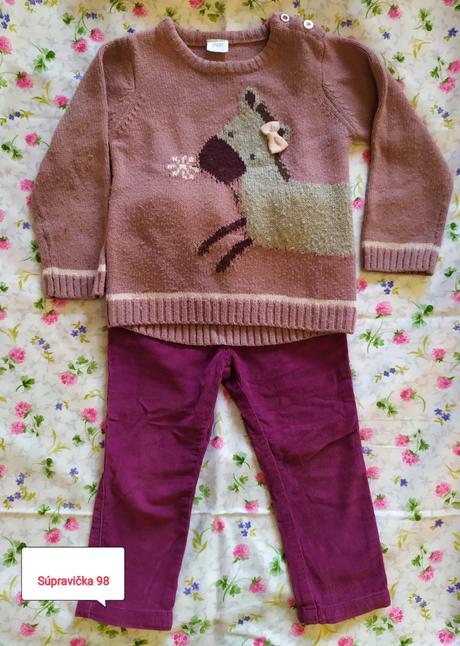 Menzestrove nohavice a pulovrik, f&f,98