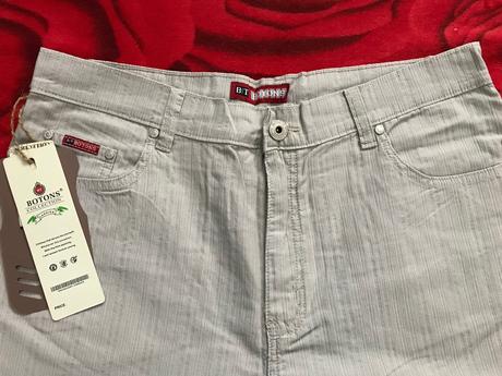 Pánske béžové nohavice, 38