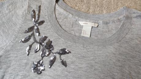 Dámsky top pulovrik, h&m,m