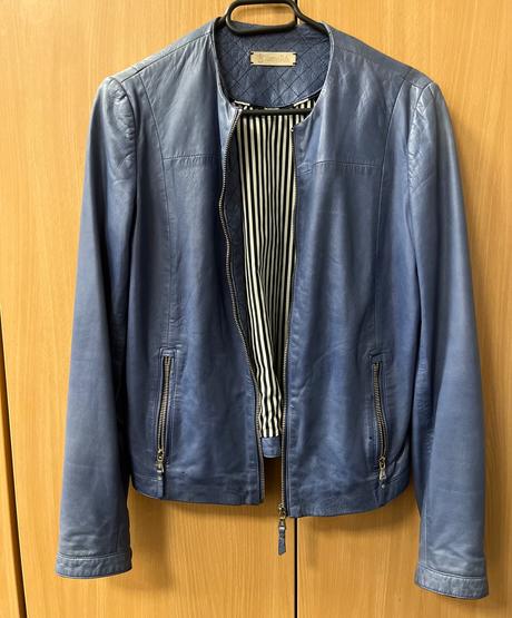 Massimo dutti - kožená bunda, s