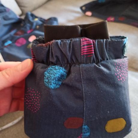 Bunda+oteplovačky zn. color kids, 140