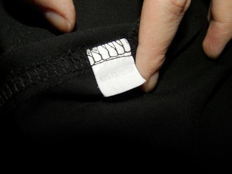 Čierna ľahká vzdušná košeľa xs/s, xs