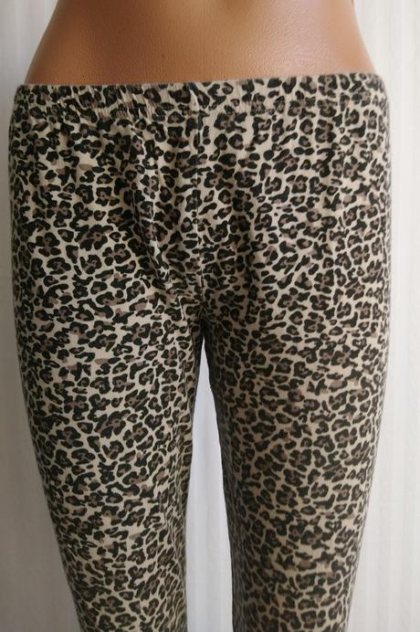 Dámske legíny s farebným vzorom, chicorée, l