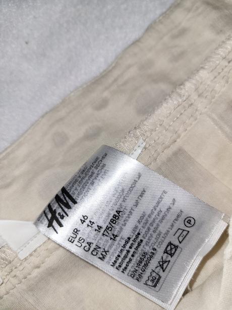 Krajkovaná mini sukňa, h&m,46