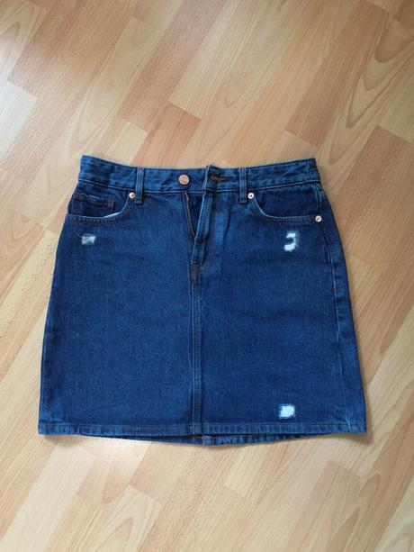 Riflová sukňa, f&f,36