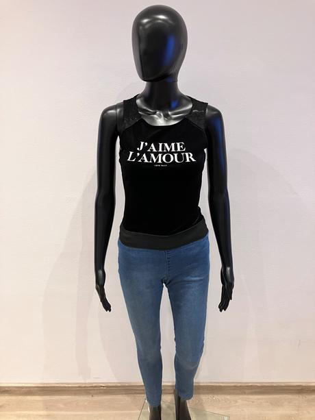 Zamatové body s čipkou (xs), tally weijl,xs