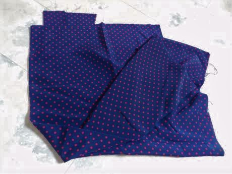 Zbytok látky - kvalitný žoržet, 