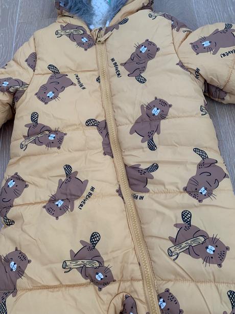 Detský zimný overal unisex 98, pepco,98