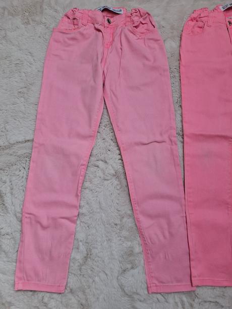 Neónové nohavice, denim co,146