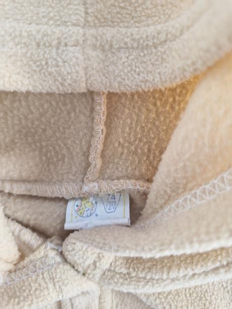 Flisova mikina na zips, 74