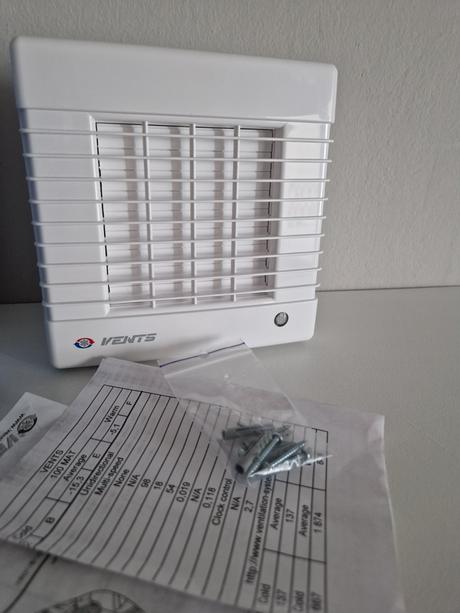 Ventilátor vents 100 mat,