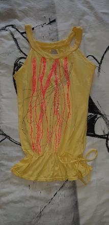 Žltý top s / m, s