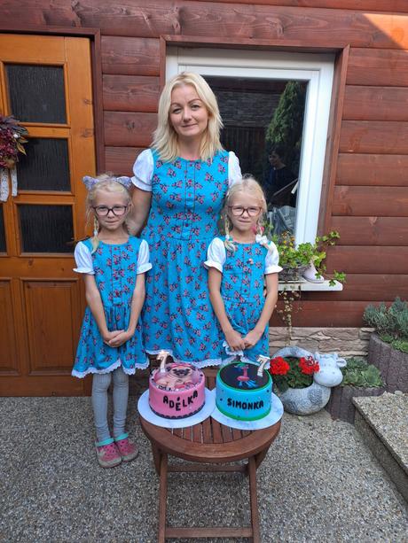 Šaty mama a dcéry, cena spolu, 110