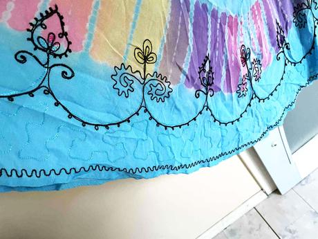 Ľahké letné batikované maxi šaty xl/xxl, xxl