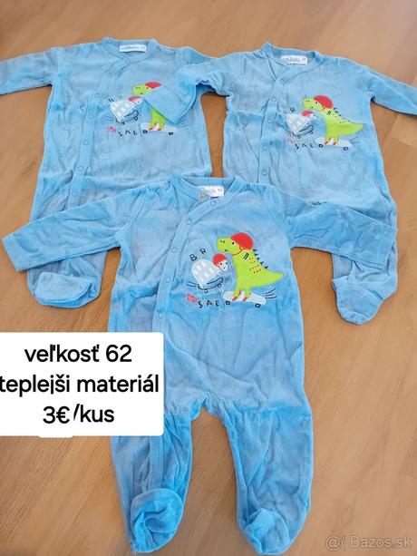 Nové dupačky mix (veľkosť 50 a viac), 50 / 56 / 62 / 74 / 98