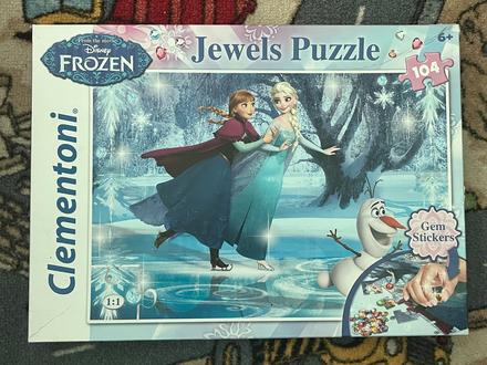 Puzzle frozen,