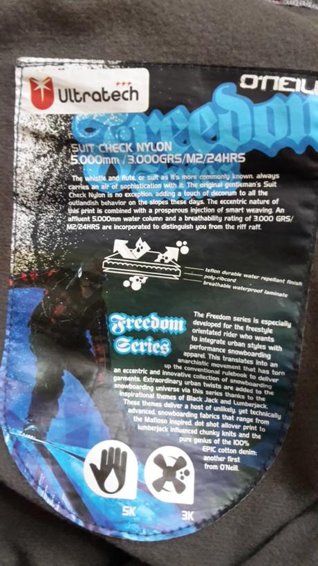 Snowboardove nohavice, o'neill,48