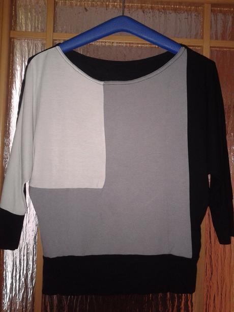 Tričko s netopierými rukávmi, s