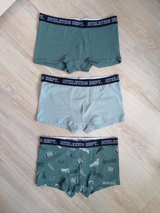 Boxerky 3ks, 1x oblecene, esmara,146