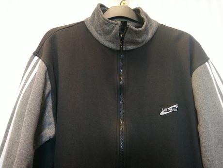 Pánska čierno sivá mikina, lets go, xl, xl