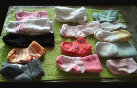 14x ponožky 56/62 cena spolu, 56