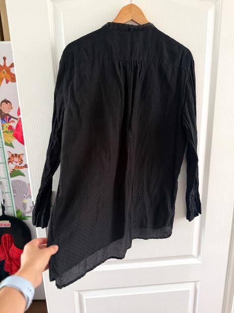 Čierna hodvábna košeľa copenhagen luxe xl, xl