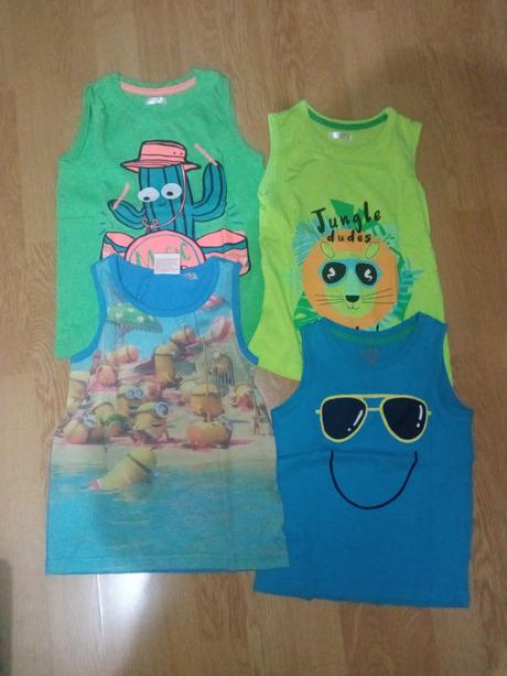 Balík tielko na leto veľkosť 110-116, 110