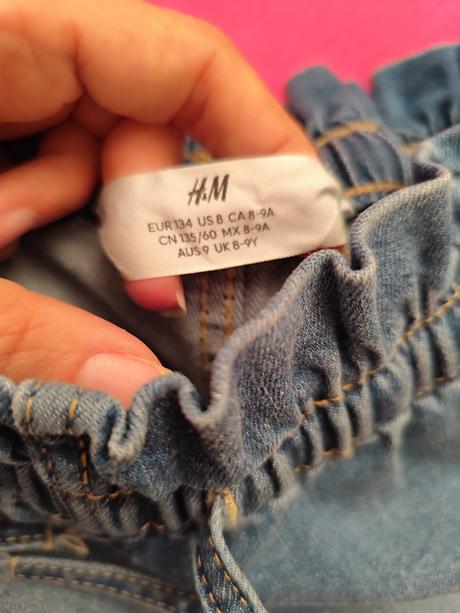 Riflové kraťasy, h&m,134