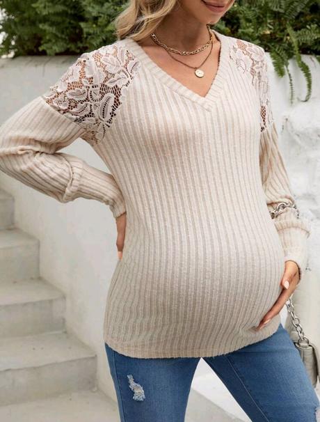 Tehotenský sveter, l