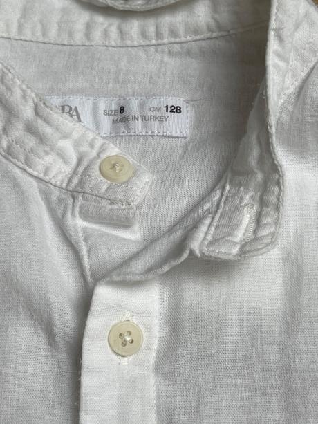 Ľanová košeľa zara, zara,128