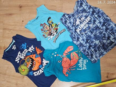 Tričká bez rukávov, 128