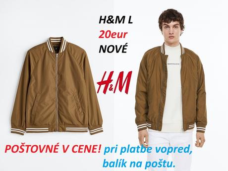 Zimná bunda hm, bombéra hm, h&m,l