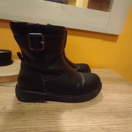 Kožené čižmy prechodné, geox,31