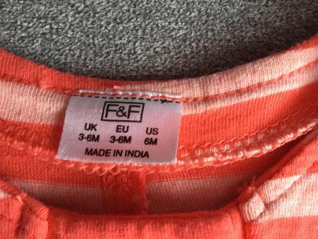 Pásikové šatičky, f&f,68