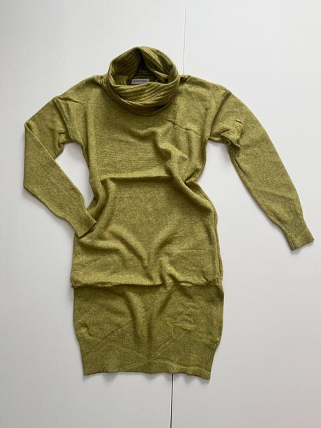 Pletené šaty s angorou, l / m / s / xl