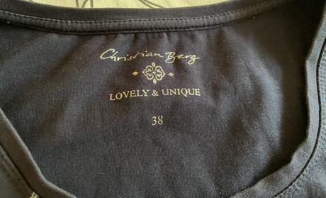 Dámske tričko christian berg s kotvami v. 38 - m, 38