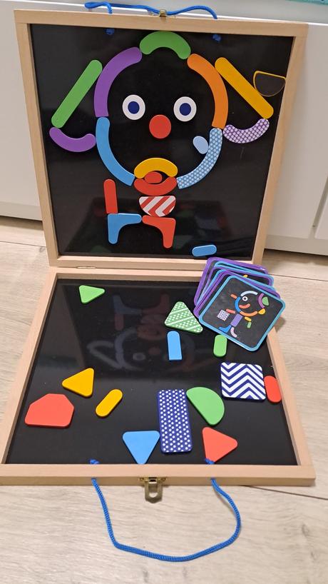 Djeco magnetky v drevenom kufríku, 