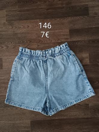 Riflové kraťasy, h&m,146