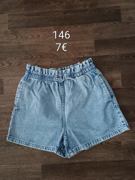Riflové kraťasy, h&m,146