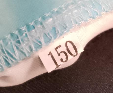 3 set plavecký morská víla s hviezdičkami, 150 cm, 152