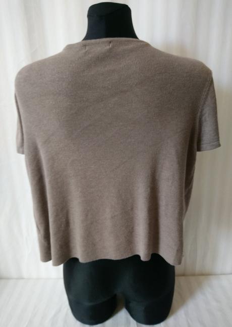 Dámske sivo hnedé bolerko, m&co, m&co,l