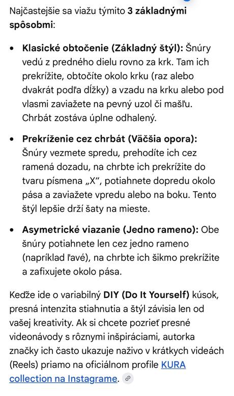Šaty kura collection,